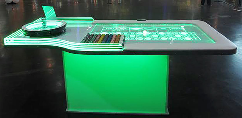 LED Craps Table