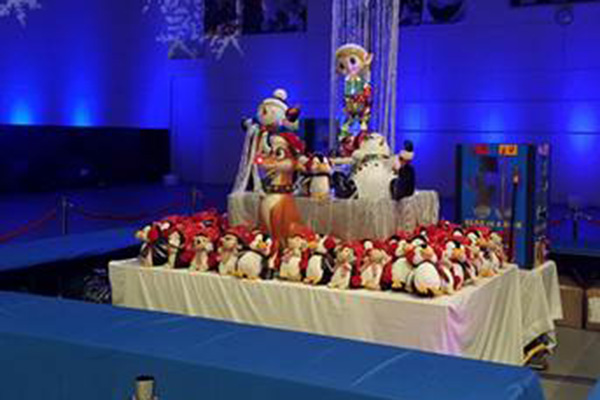 Fiber Optic Holiday Characters