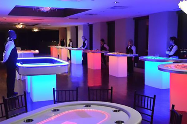 LED Casino Table